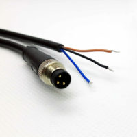 Autosport Labs M8 3P Male to Bare Wire Sensor Pigtail