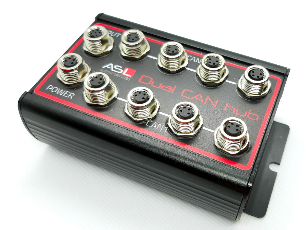 Autosport Labs Powered 8 Port Dual CAN Bus Hub
