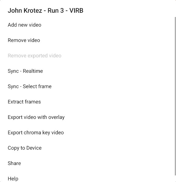 Log video
