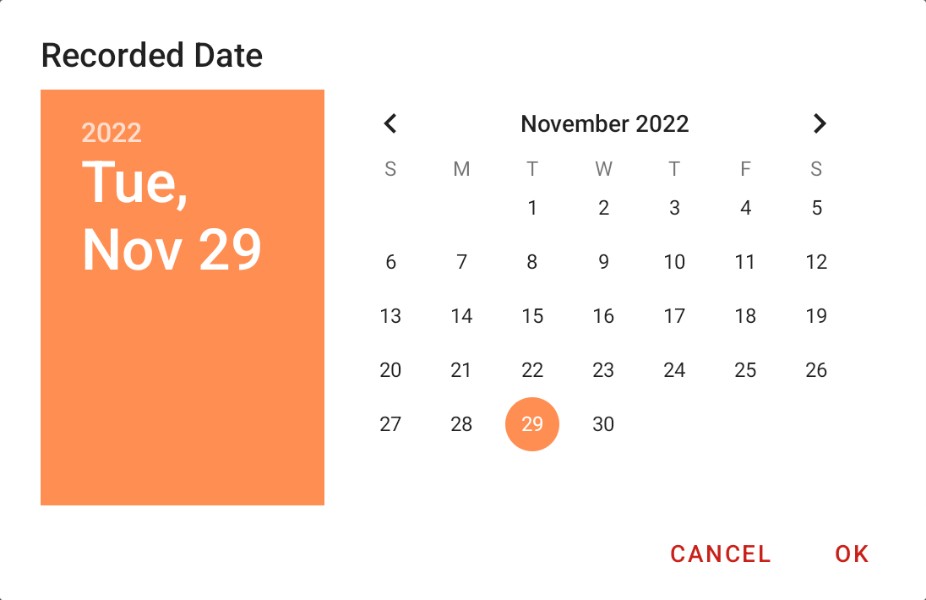 Cloud Search Criteria - Date Selection