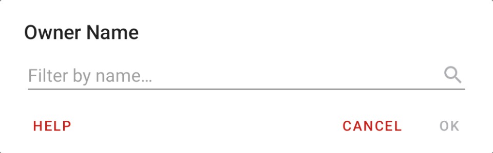 Cloud Search Criteria - Owner Name