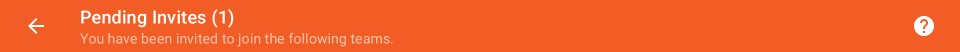 Cloud Team Invites - Toolbar