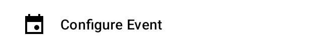 Configure Event
