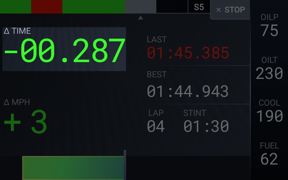 Lap Timer - Delta time