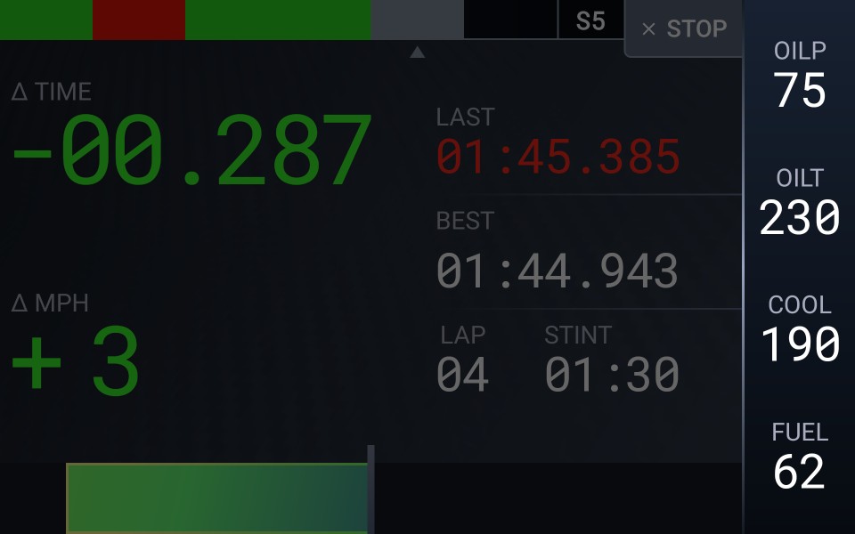 Lap Timer - Digital Gauges
