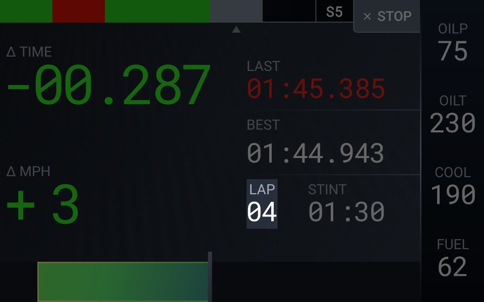 Lap Timer - Lap number