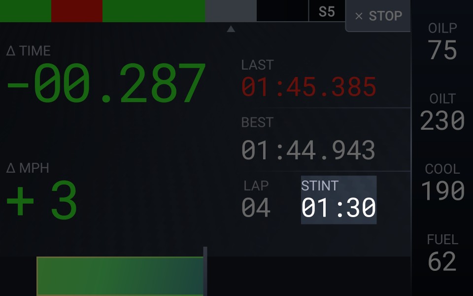 Lap Timer - Stint Time