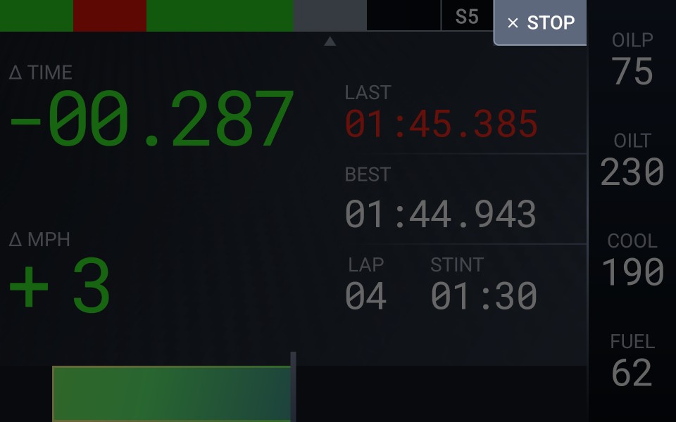 Lap Timer - Stop