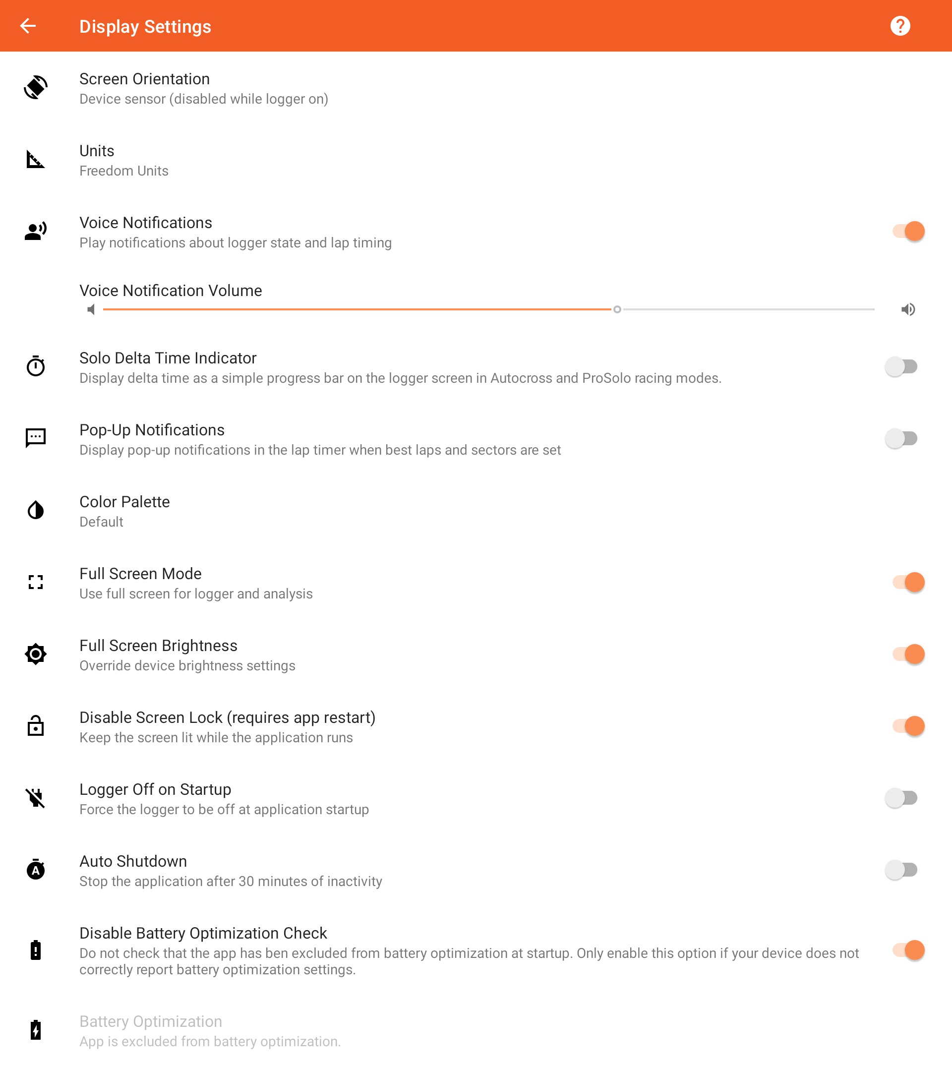 Display Settings