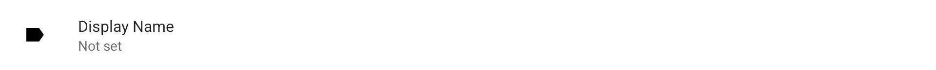 Aux Channel Display Name