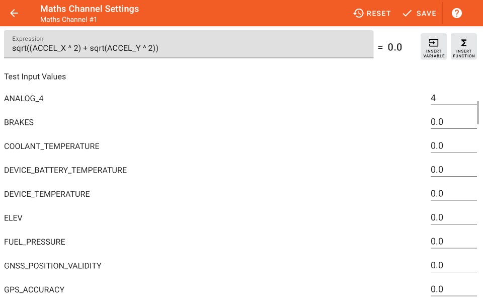 Maths Config