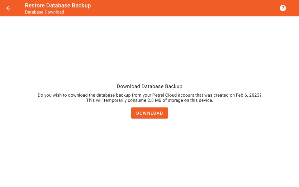 Database Download