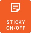 Toggle Sticky Button