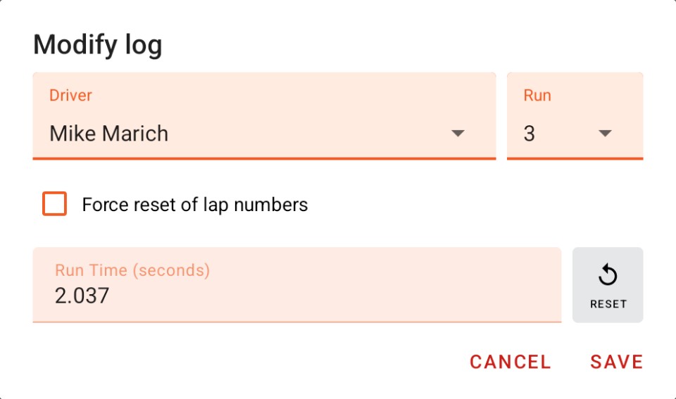 Modify Log
