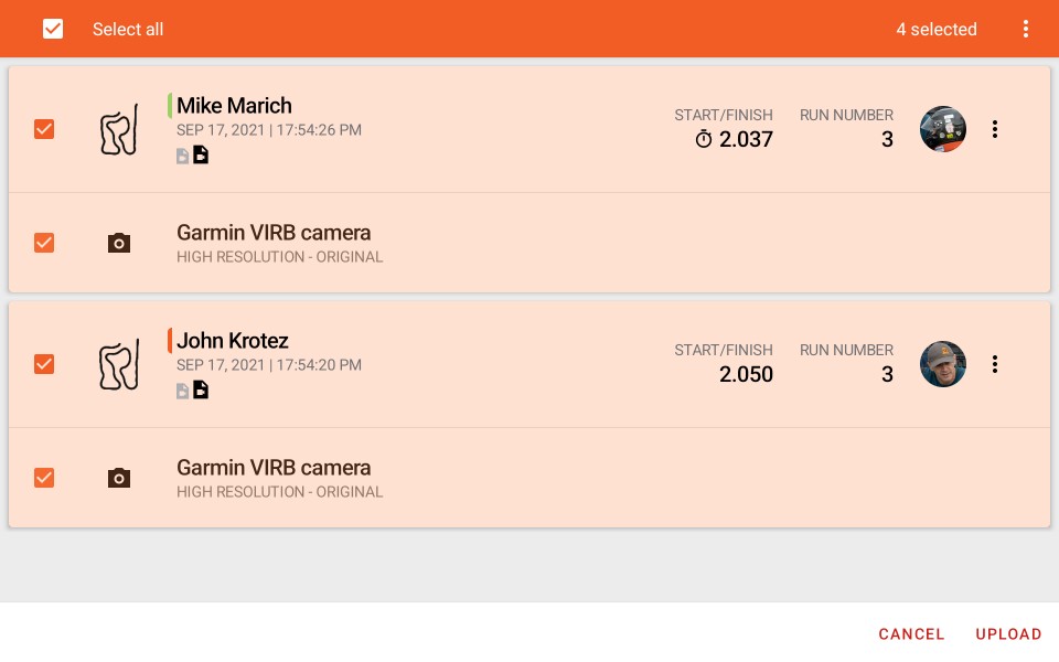 Upload Logs