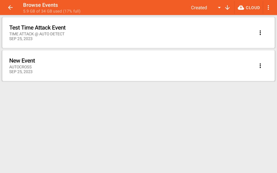 Browse Events
