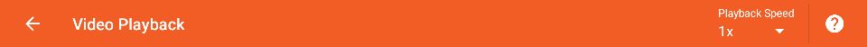 Video playback - toolbar