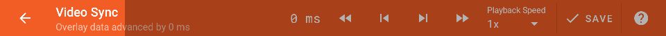 Video sync - realtime toolbar - description