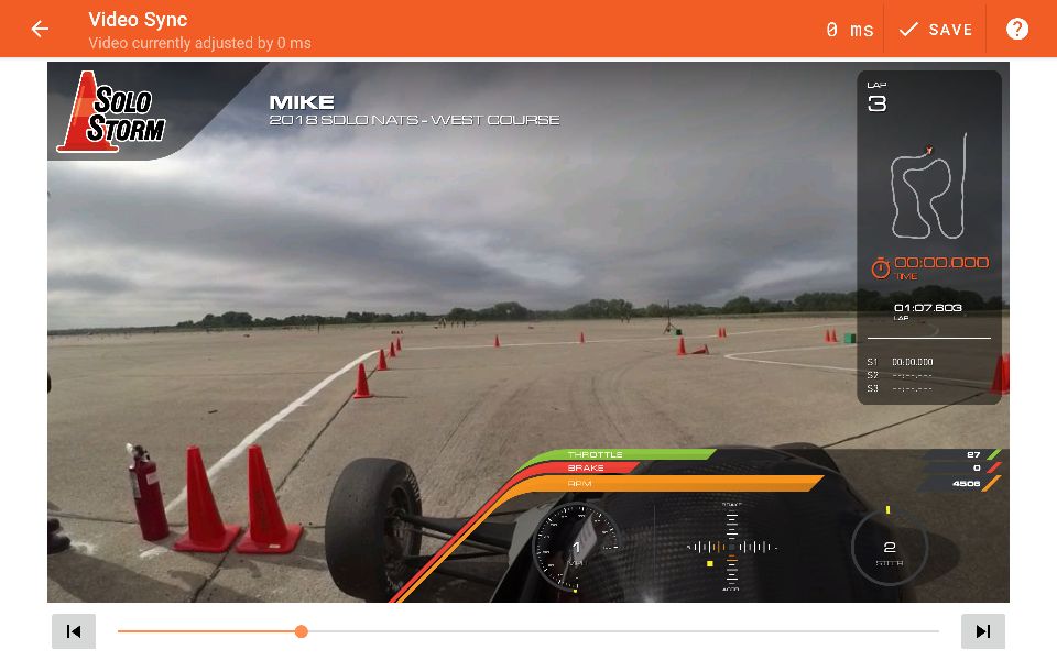Video sync - select frame